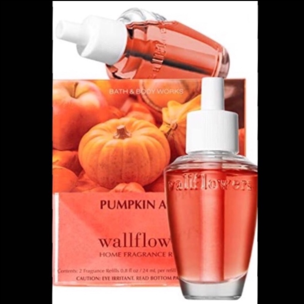 Bath & Body Works Pumpkin Apple Wallflowers Refill New